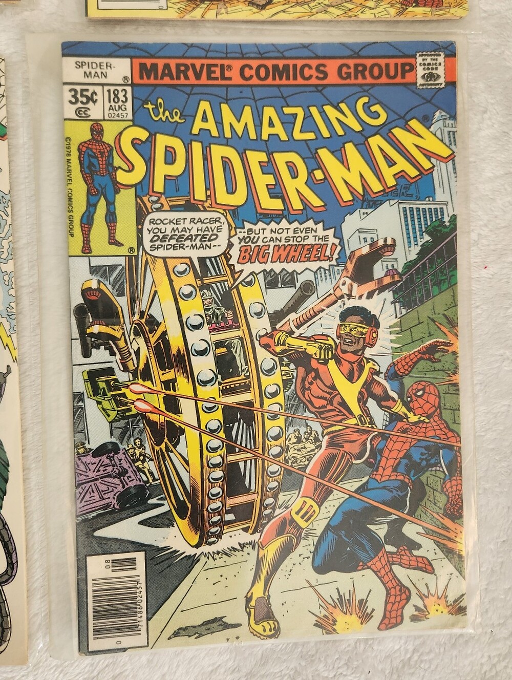 Amazing Spider-Man Lot #183 329 330 338 Big Wheel Punisher Sinister Six Golden
